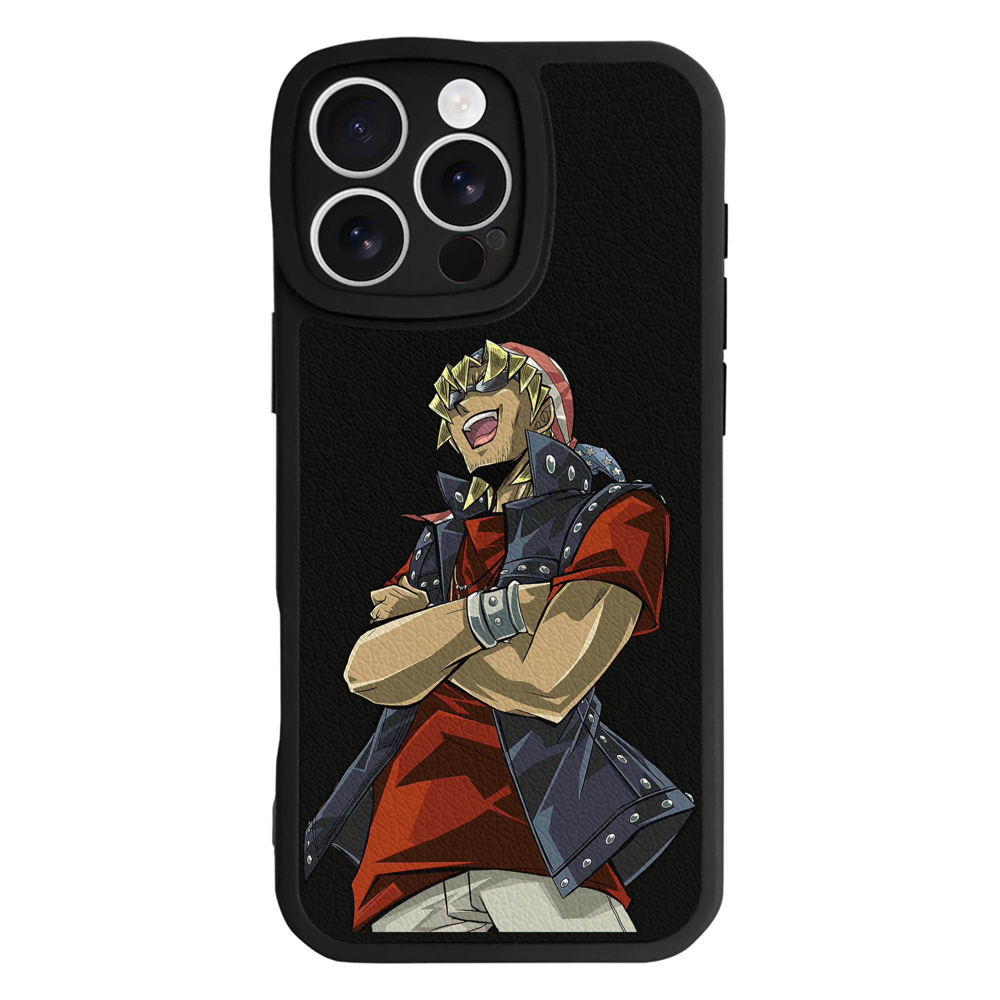 遊☆戯☆王 Yu-Gi-Oh! 【iPhone 16シリーズ対応】シリコンスマホケース（レザー調） 材質：シリコン